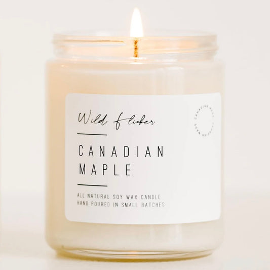 Canadian Maple Soy Wax Candle