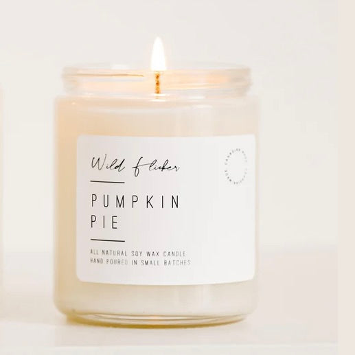 Pumpkin Pie Soy Wax Candle 8 oz