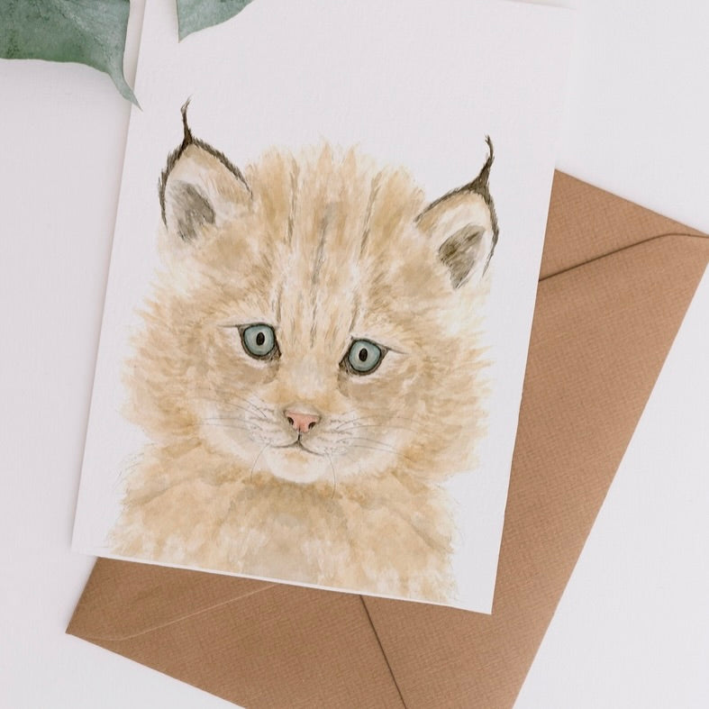 Lynx Greeting Card