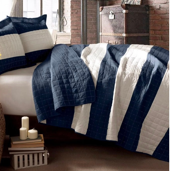 Quilt Queen Cabana Navy