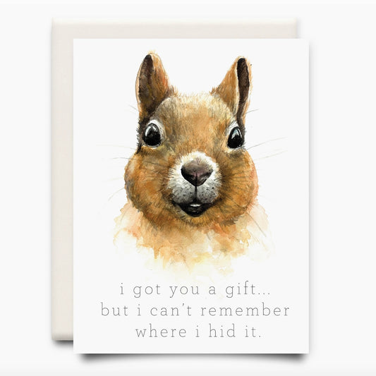 Hidden Gift Birthday Card