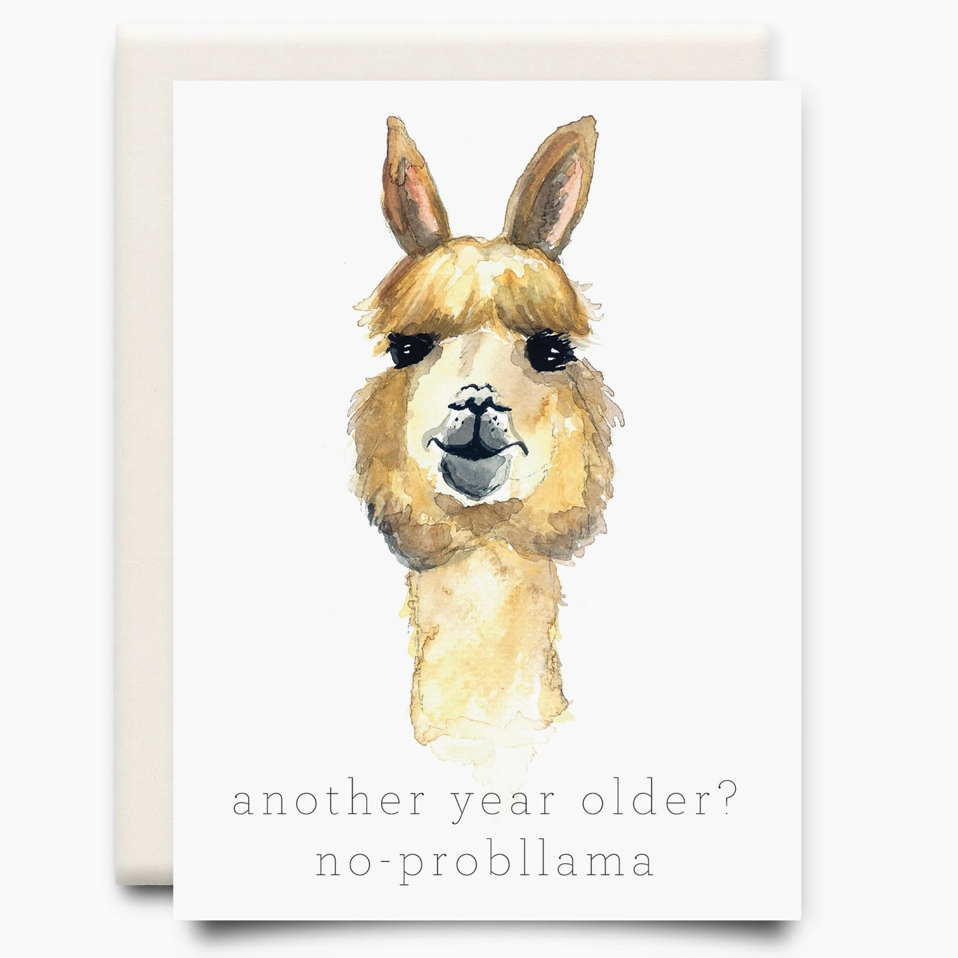 No Probllama Birthday Card