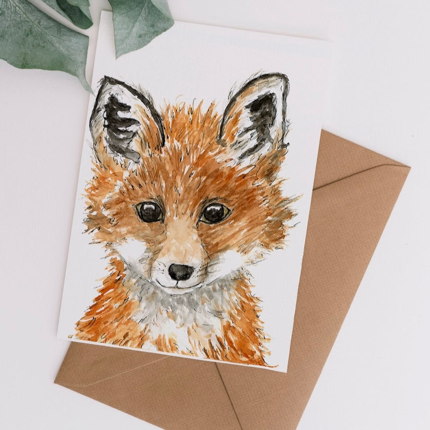 Fox Greeting Card