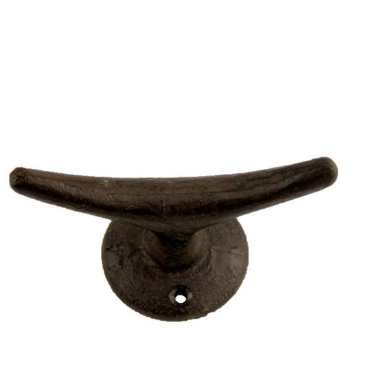 Cleat Hook - Cast Iron Brown