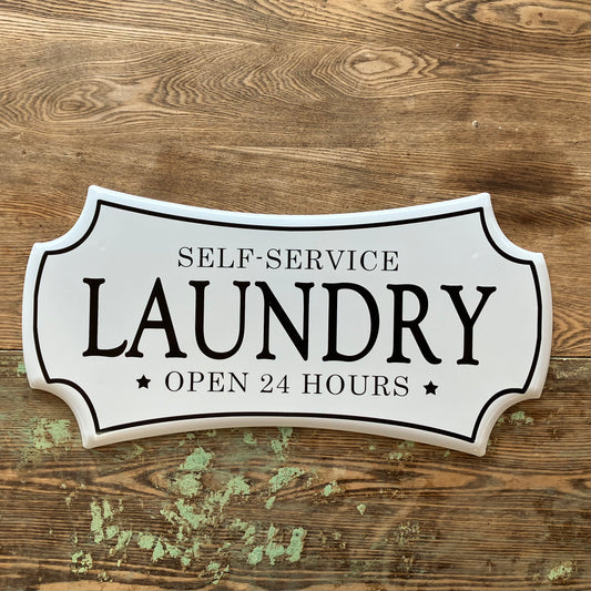 Laundry Self Service Sign