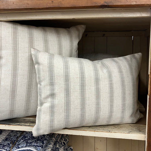 Pillow - Natural Wide Stripe 14 x 20