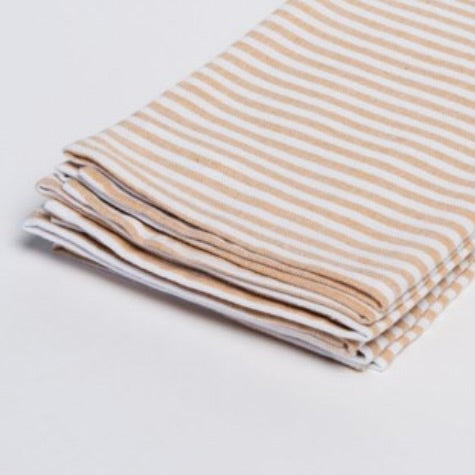 Tea Towel Set of 3 - Sand Stripe