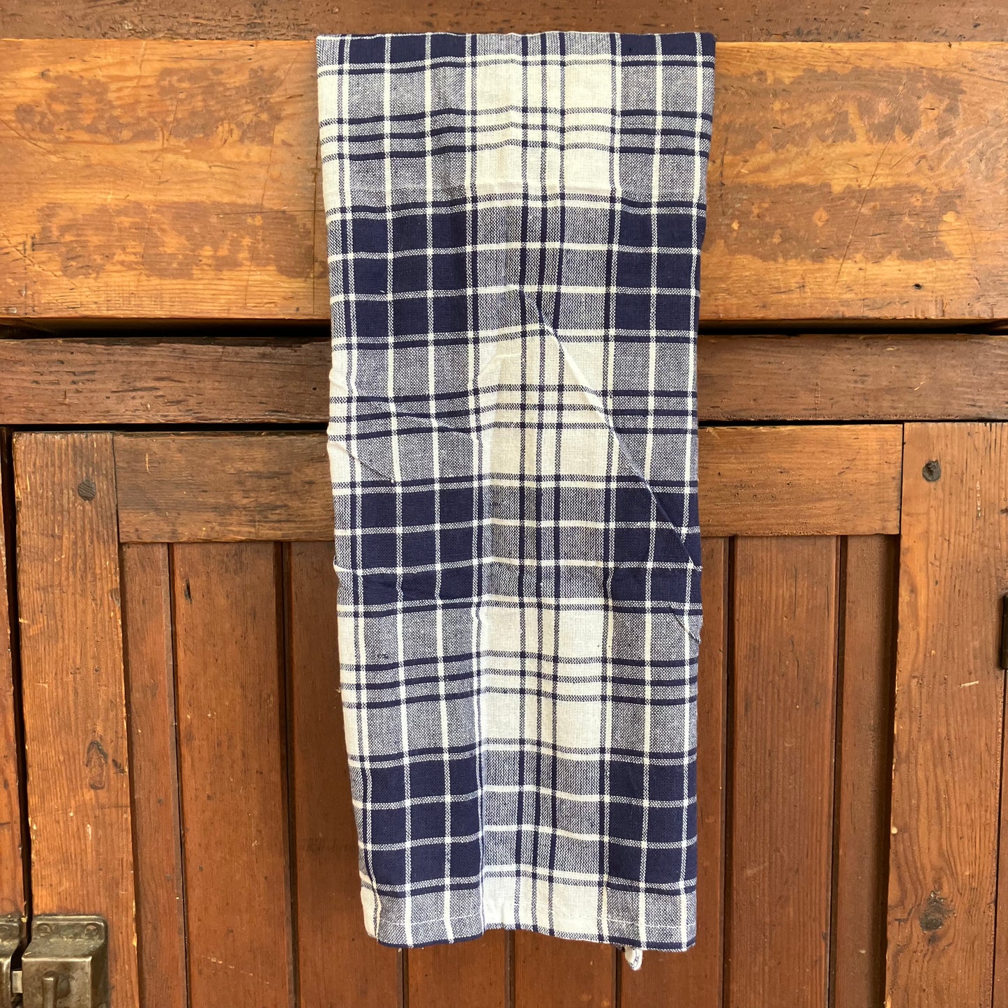 Tea Towel - Navy Plaid