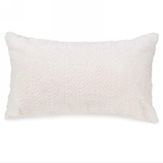 Textured Faux Fur Pillow