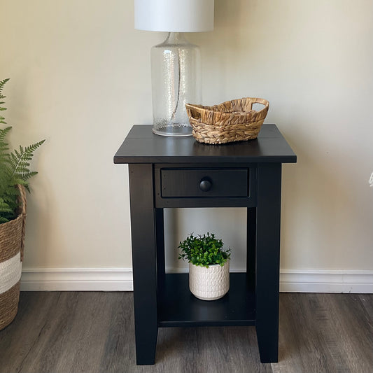 End Table - Antique Black