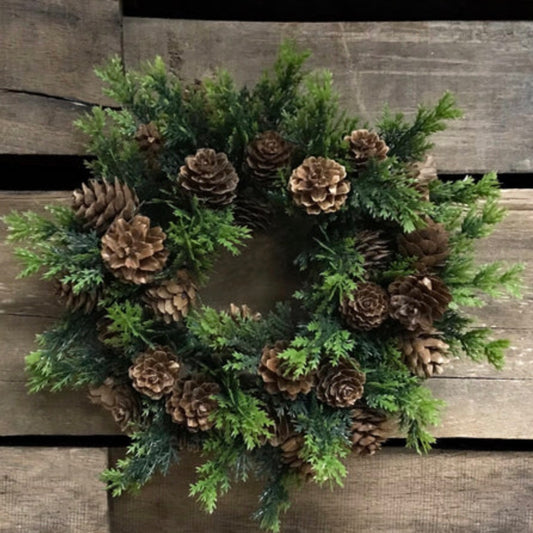 Pine Cone Candle Ring