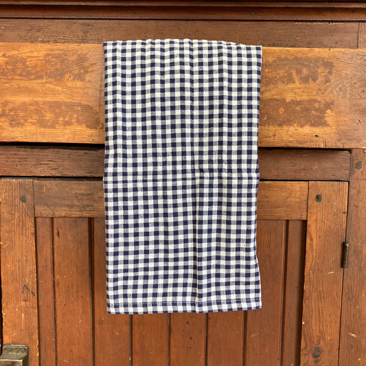 Tea Towel - Navy Gingham