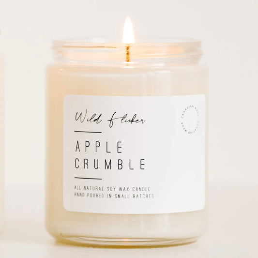 Apple Crumble Soy Wax Candle