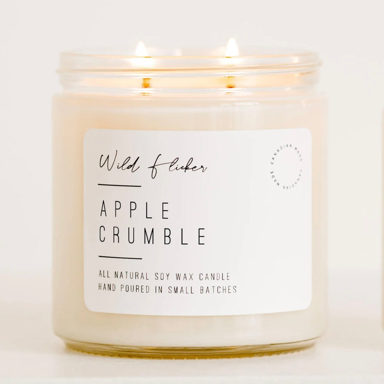 Apple Crumble Soy Wax Candle