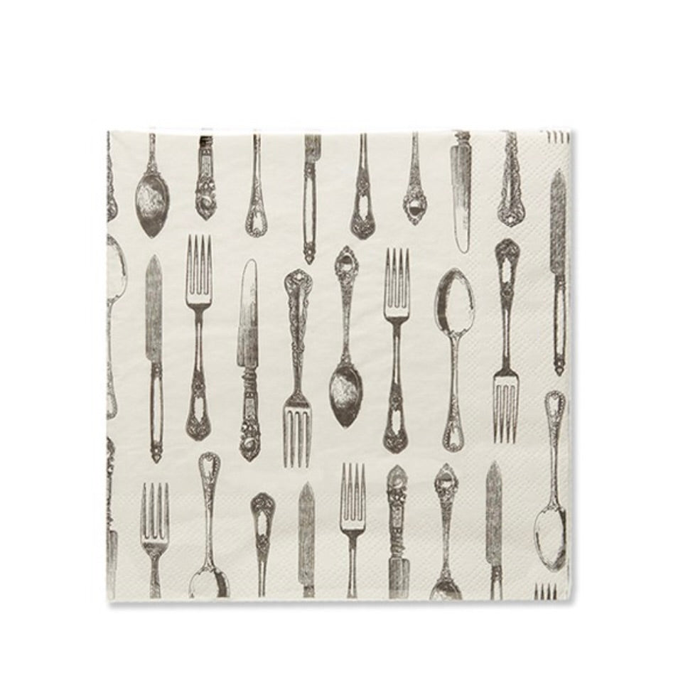 Vintage Cutlery Paper Napkins