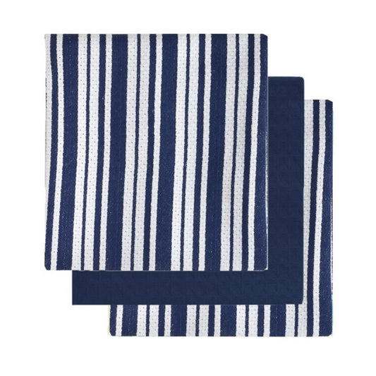 Tea Towel Set of 3 - Navy