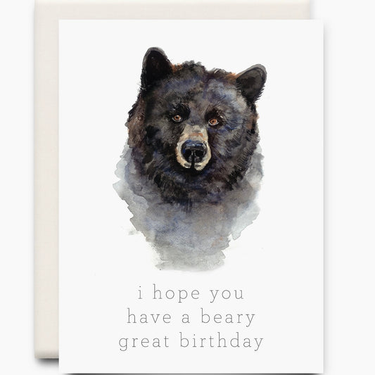 Beary Great Birthday Card