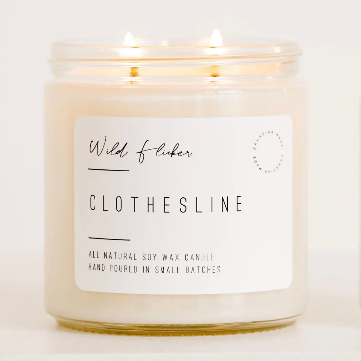 Clothesline Soy Wax Candle