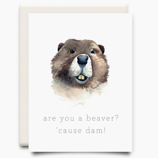 Cause Dam Greeting Card