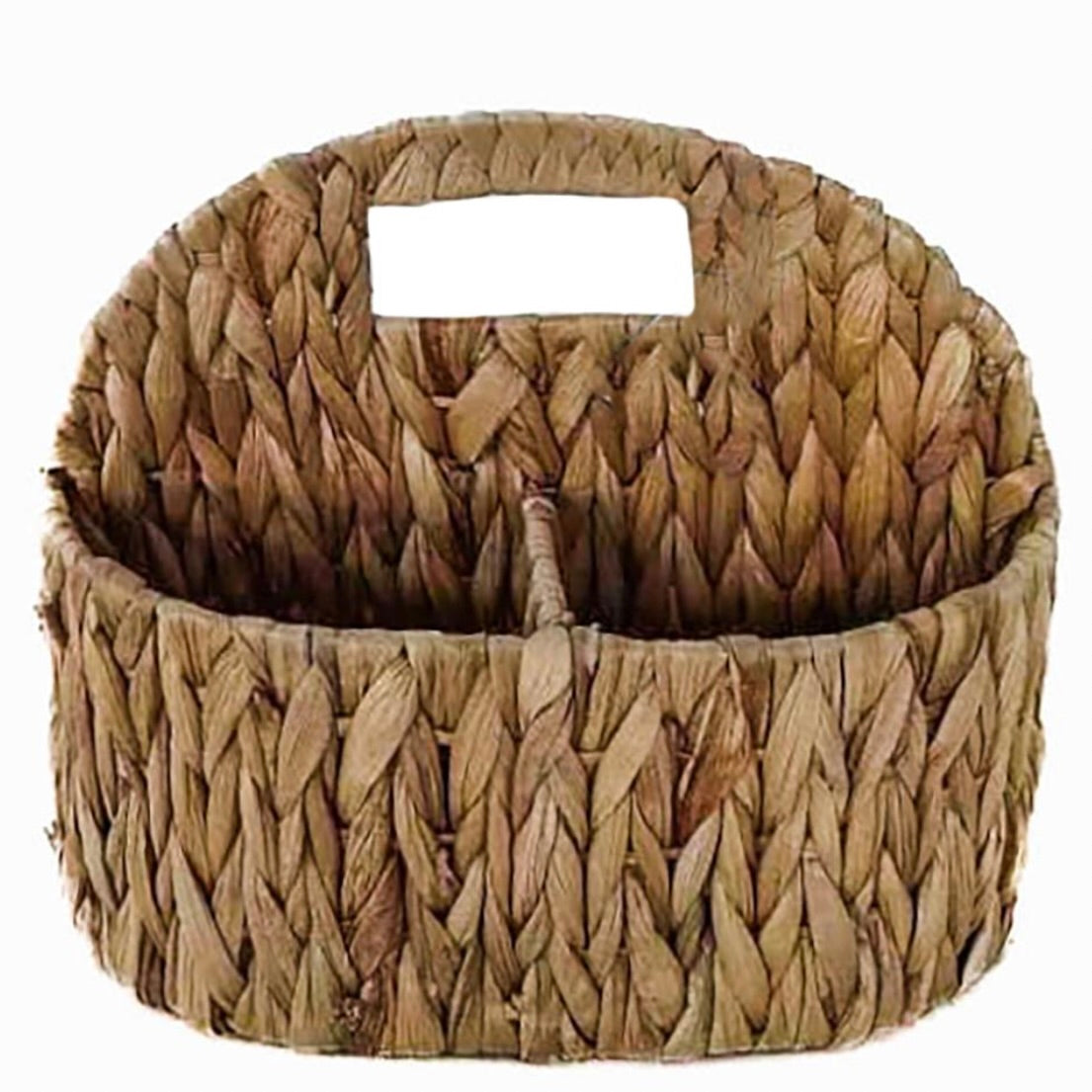 Oval Woven Hyacinth Caddy