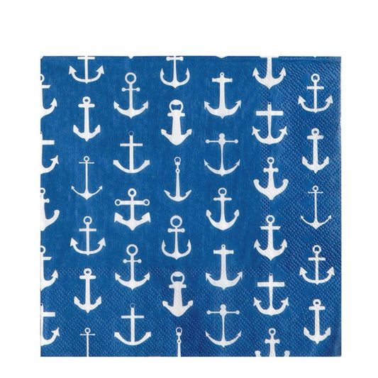 Blue Anchor Paper Napkin