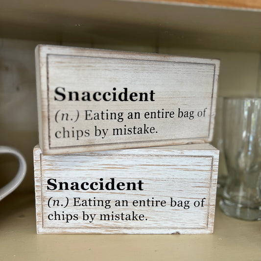 Snaccident Sign