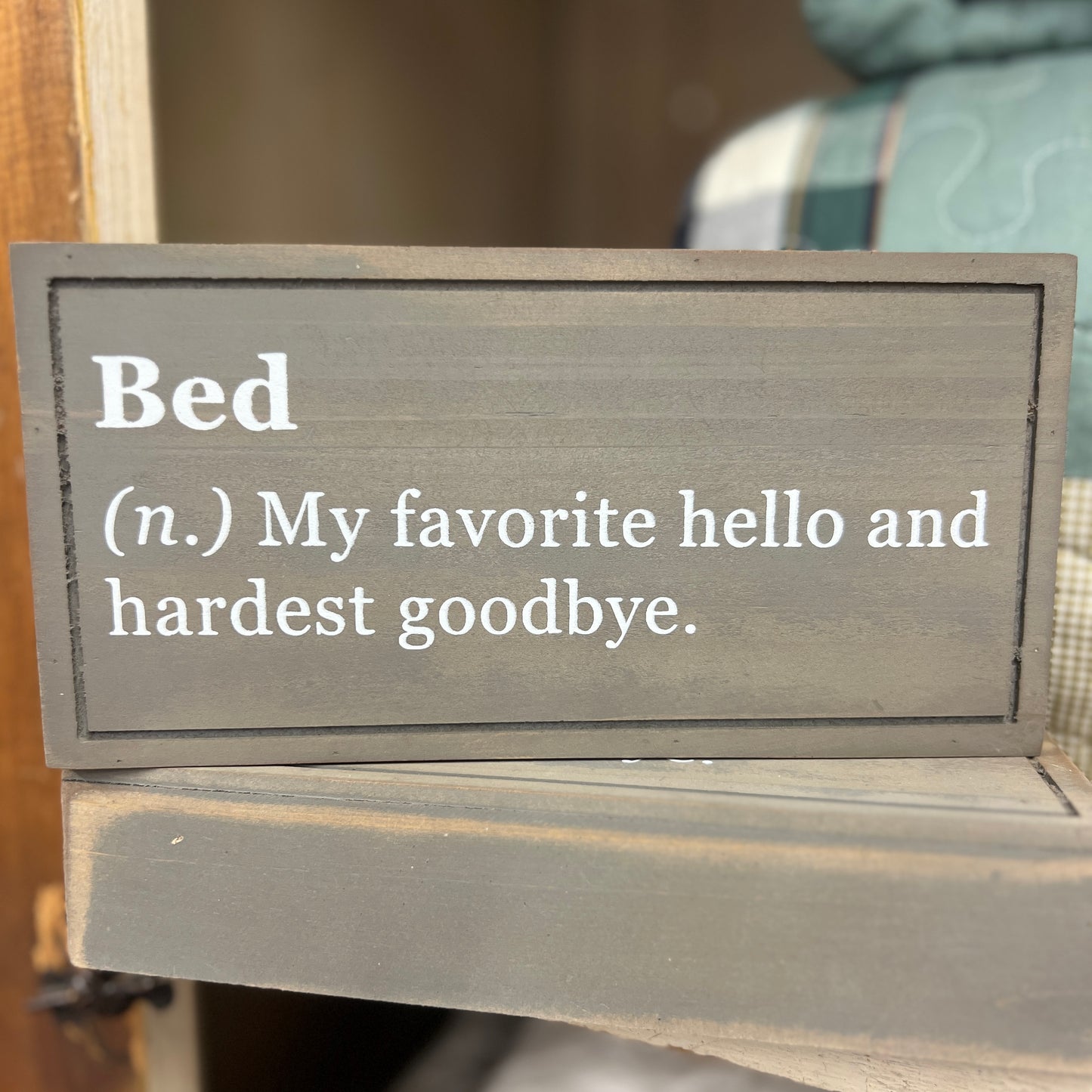 Bed Sign