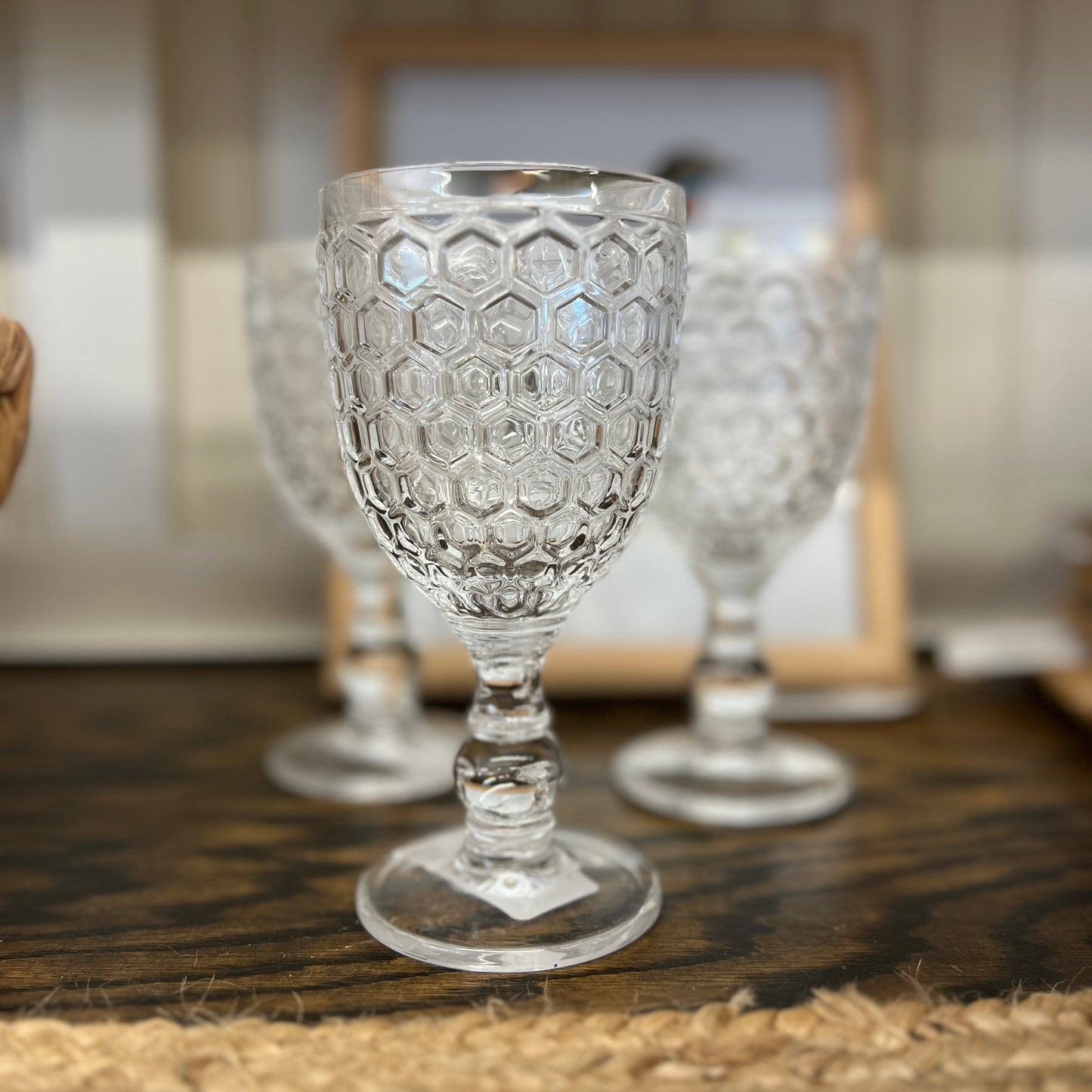 Honeycomb Wine Glass