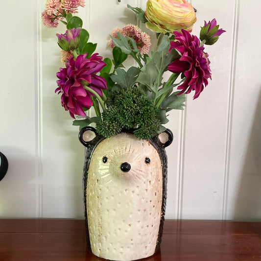 Hedgehog Vase