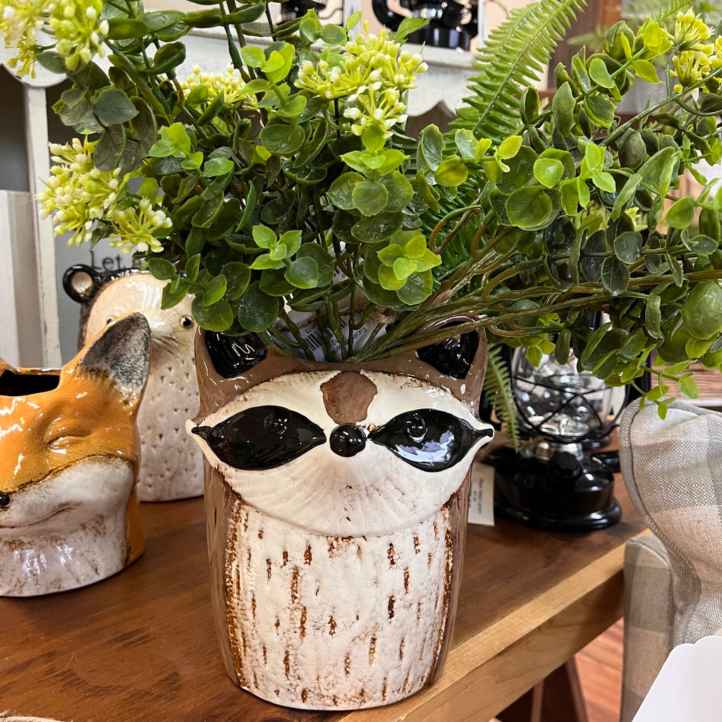 Raccoon Vase